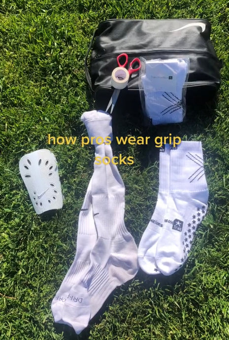 How Professional Soccer Players Wear Grip Socks